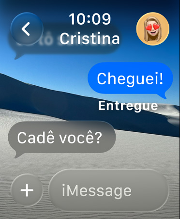 Mensagens no Apple Watch