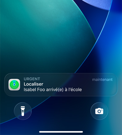 Apple Watch pour vos enfants, app Localiser
