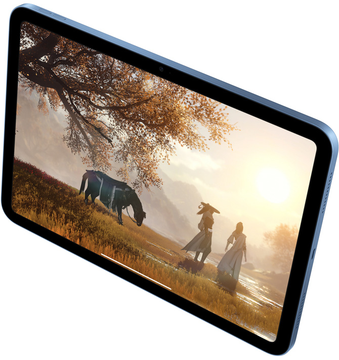 Sword of Justice game on iPad.