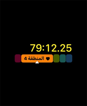 تطبيق التمرين، قياسات مناطق القوة، تمرين في المنطقة 4