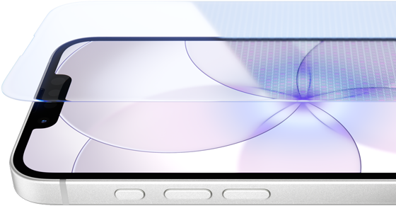 iPhone 17e, pohľad spredu na Ceramic Shield 2, pohľad zboku, biela farba, akčné tlačidlo a tlačidlá hlasitosti