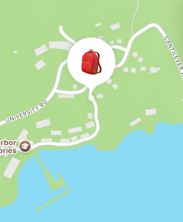 Používanie funkcie Nájsť cez satelit, ktorá ukazuje polohu osoby na hore