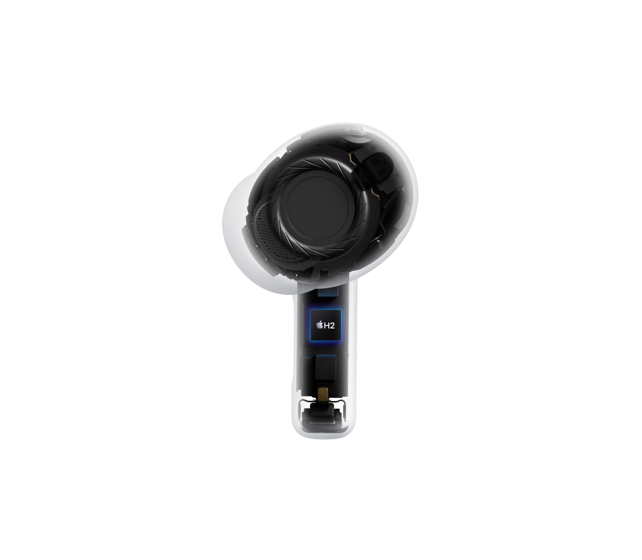 AirPods Pro 3, écouteur sans fil, transparent, architecture interne