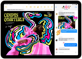 A Jegyzetek app egy iPaden