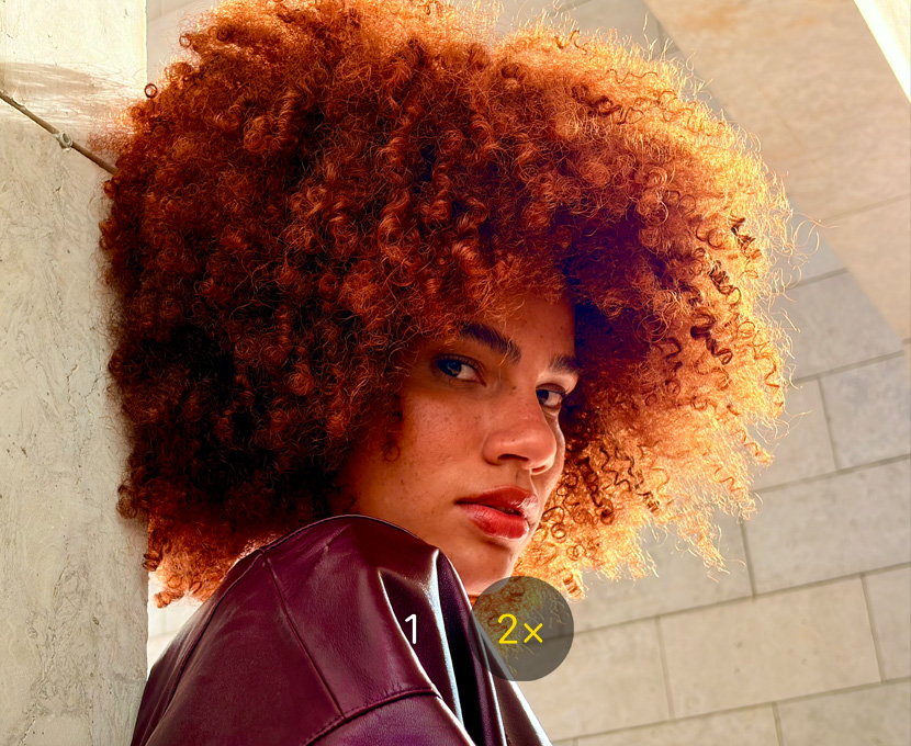 Foto van iemand die is gemaakt met de 2x Telelens