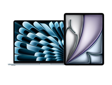 MacBook Pro et iPad placés côte à côte