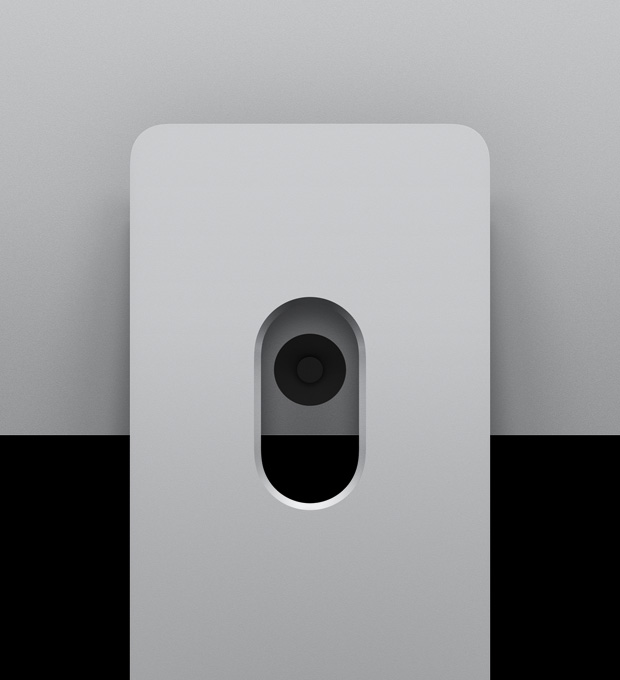 Studio Display XDR namontovaný na stojane s nastaviteľným sklonom a výškou, pohľad zo strany, aby vyniklo vyvažovacie rameno