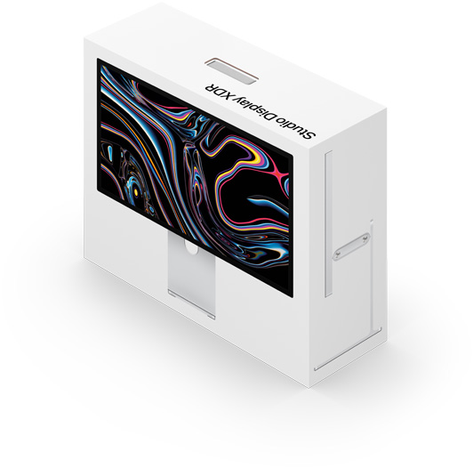 Studio Display XDR v balení